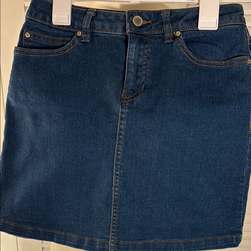 Copper Key Blue Mini Pencil Skirt for Casual Wear
